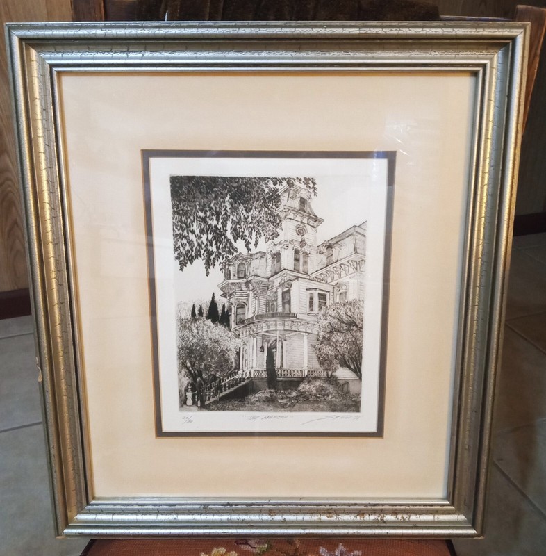 Robert Sills Gallery Signed & Numbered Framed Print "The Mansion" by Stoner
