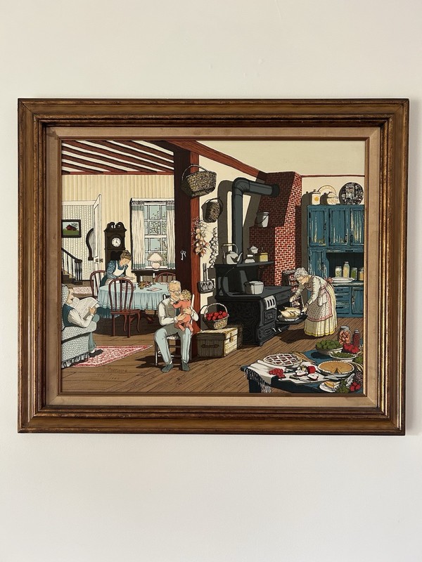 H. Hargrove Signed limited edition 772/1000 «THANKSGIVING»
