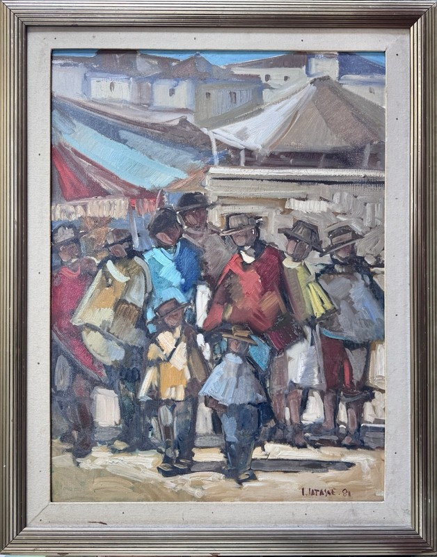 Chilean-Ecuadorian artist Carlos Catasse Painting