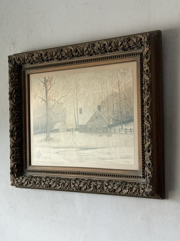 SAMUEL CHAFFEE ANTIQUE 19TH CENTURY LANDSCAPE PAINTING OLD HUDSON RIVER 1890s gallery