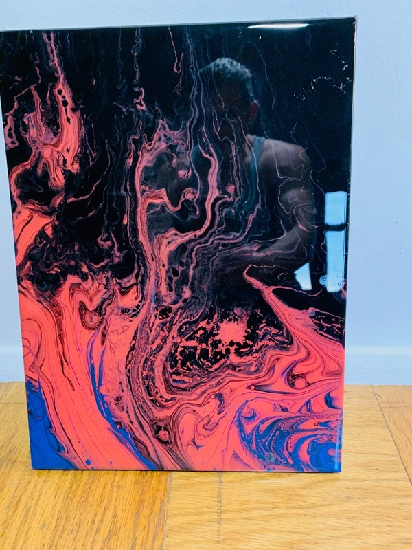 Fire Painting – Hard Resin Sealed ClearCoat – 11 x 14 Inches – Original
