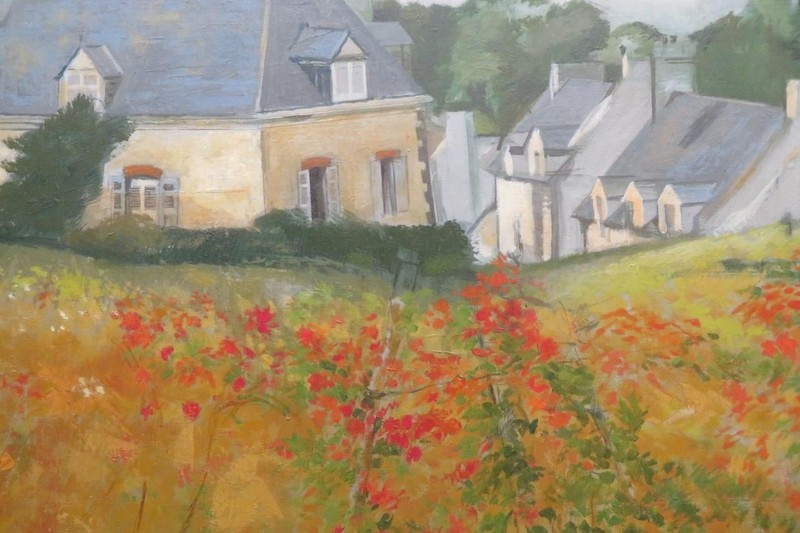 Stanley Jones (1927-2017) Brittany French Landscape -20thC Vintage Oil Painting gallery