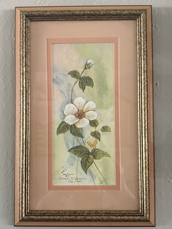 Carol Morrison Print personally signed and numbered by artist Framed Matted