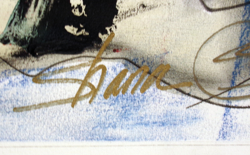 Shana Dominguez "Mireqs" Hand Signed Original Acrylic Painting on Paper gallery