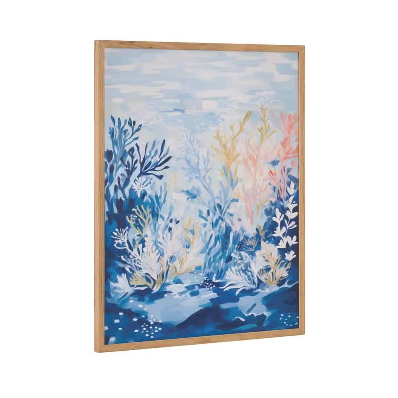 Gallery Underwater Ocean Landscape by the Creative Bunch Studio Natural Framed A