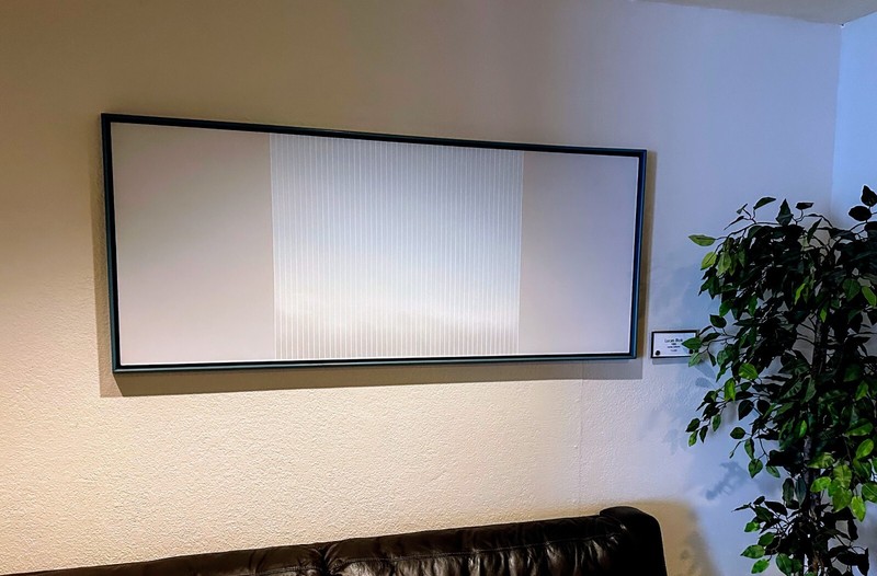 Lucas Blok abstract color work 1980 Signed 60″ wide