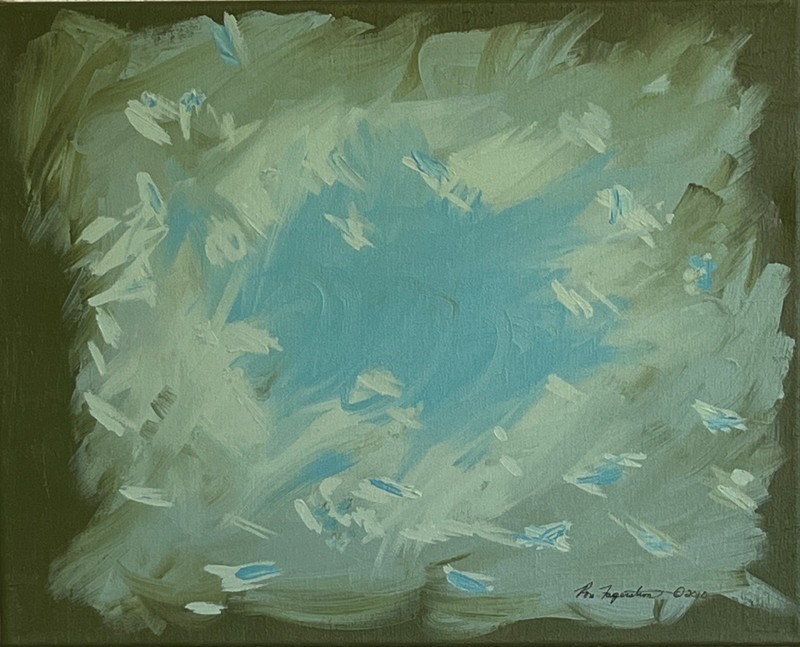 Original Abstract Acrylic Art Painting – Fascination