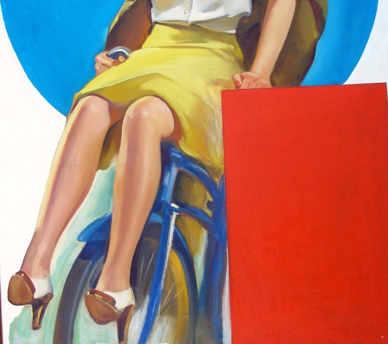 1940's F Sands Brunner Original Advertising Painting gallery