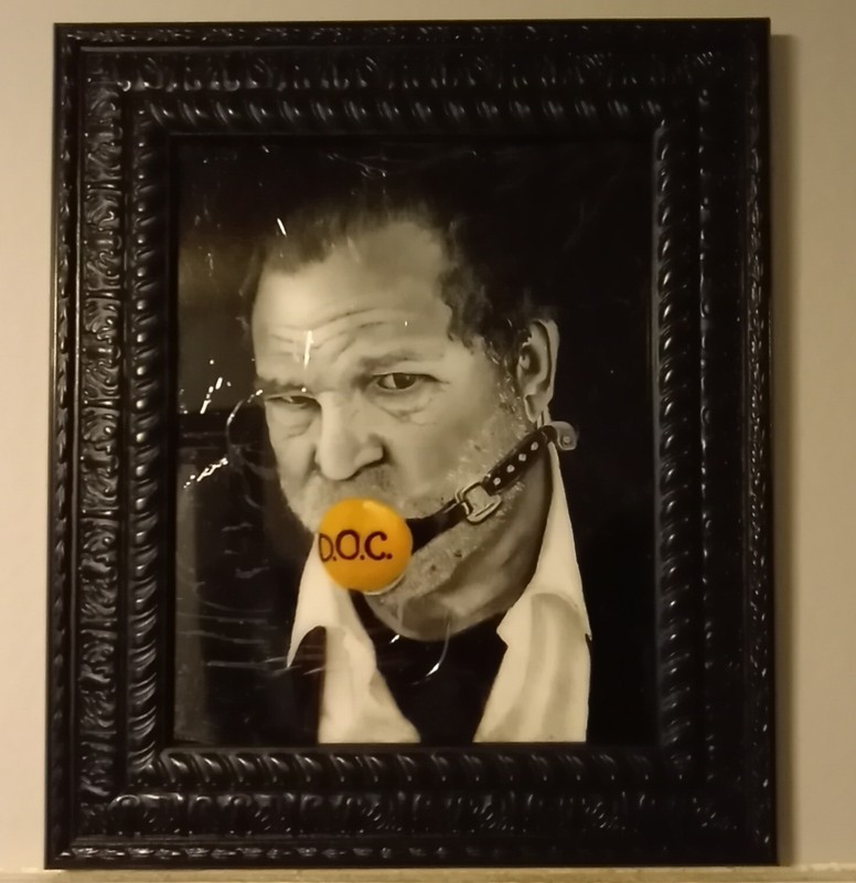 Original OIl Painting Satire Inmate Harvey Weinstein gallery