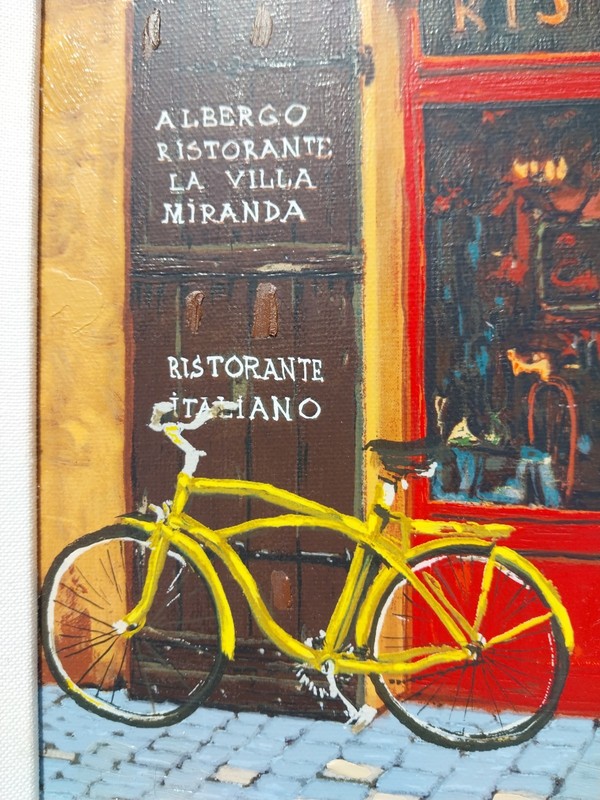 La Villa Miranda Embellished Giclee On Canvas By Russian Artist Viktor Shvaiko gallery