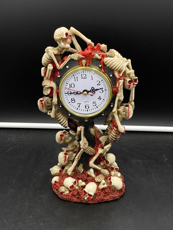 Skeleton Clock Art By Aaron Goodwin 1/1 Painting Size Is 11×7