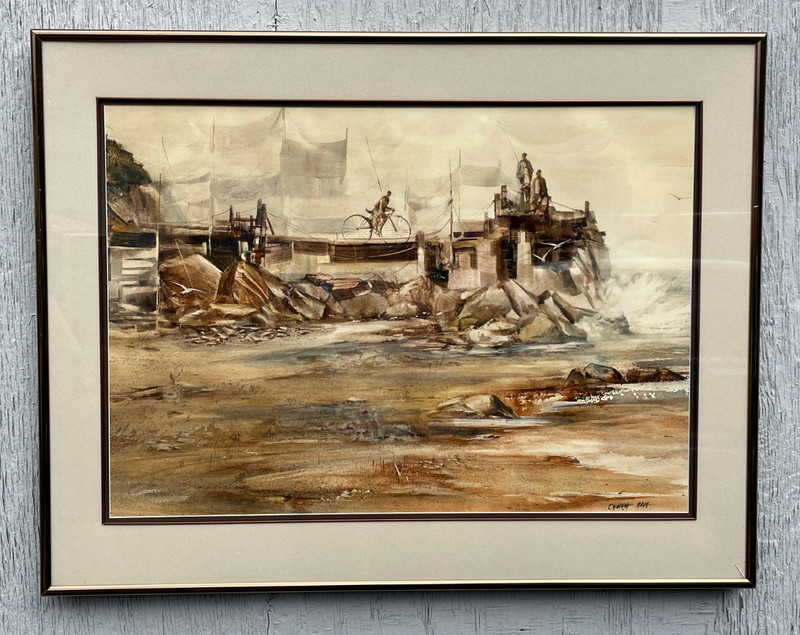Allen Robert Chiara, ANA.(1936-1994), a Brilliant Story Told in Bold Watercolor
