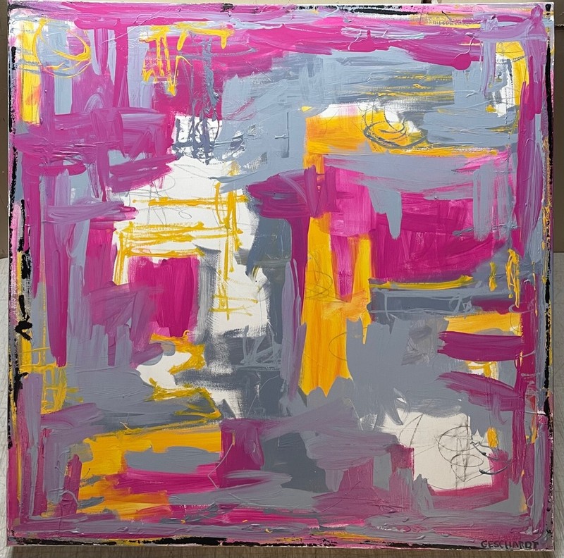 DANNY GESCHARDT ‘Nantucket #150’ Contemporary ABSTRACT Expressionist Painting