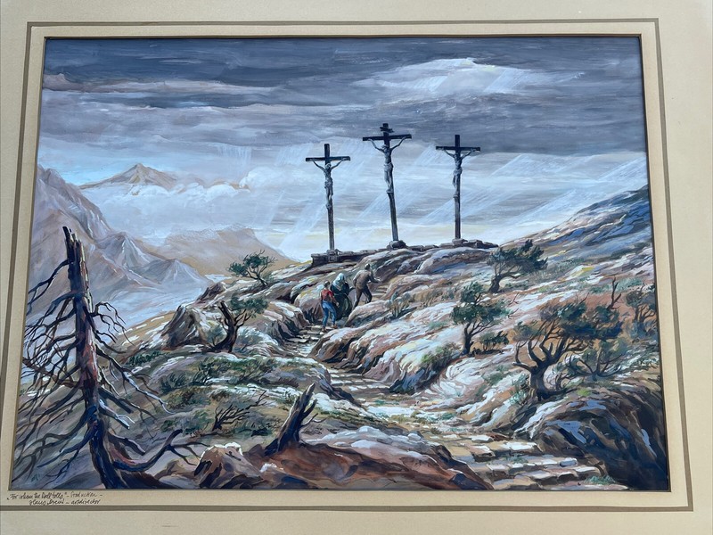 HANS DREIER PAINTING ILLUSTRATION SET DESIGN FAMOUS HOLLYWOOD GERMAN LISTED ICON