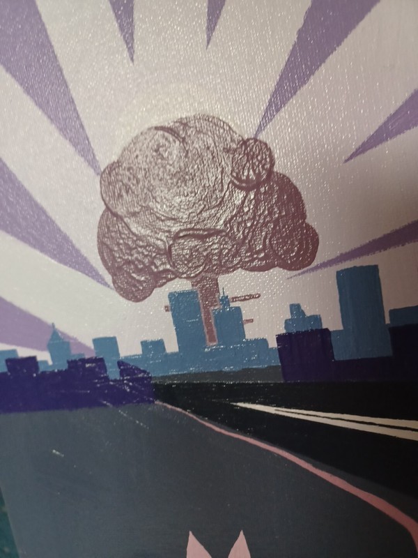 "Payback" painting on canvas original gallery