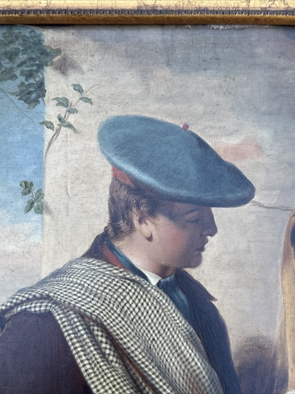 ANTIQUE PAINTING MASTERFUL PORTRAIT ICONIC 19TH TO 20TH CENTURY MAN WOMAN OIL gallery