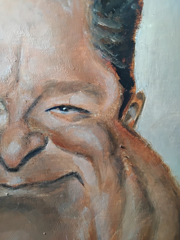 John Goodman Original Acrylic Painting Art by Paul Alexander 9" x 12" gallery