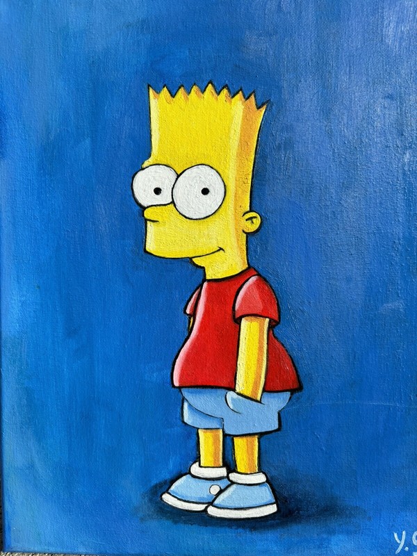 simpsons canvas gallery