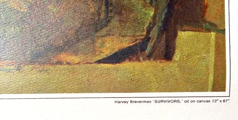 "Survivors" Holocaust Survivors Art Print by Harvey Breverman 19 1/4" x 25" gallery