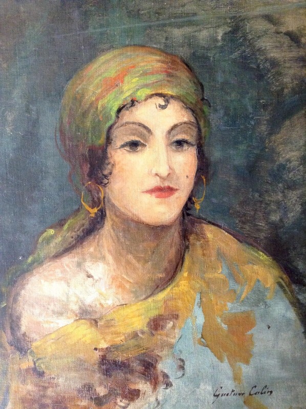 Gustave COLIN (1828-1910) Signed Museum Antique Oil Painting 19th C. Woman 1880s gallery