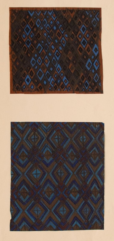 Design Pattern Geometric Decoration Unknown Gouache 1920s 1930s