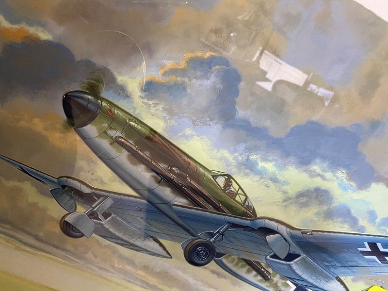 Original Paiting by John Amendola - Blohm & Voss Bv 155 V1 - WWII German gallery