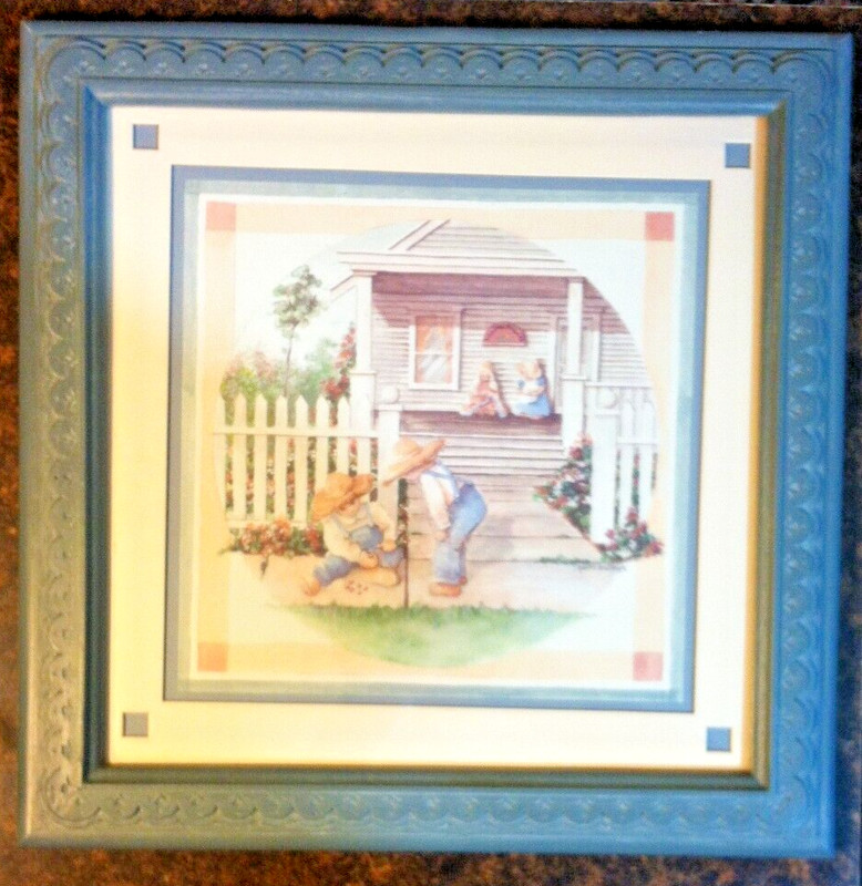 🔥GERRI BUTEYN🔥 Print Children Playing Marbles Beaver Dam Wisconsin Art Teacher gallery