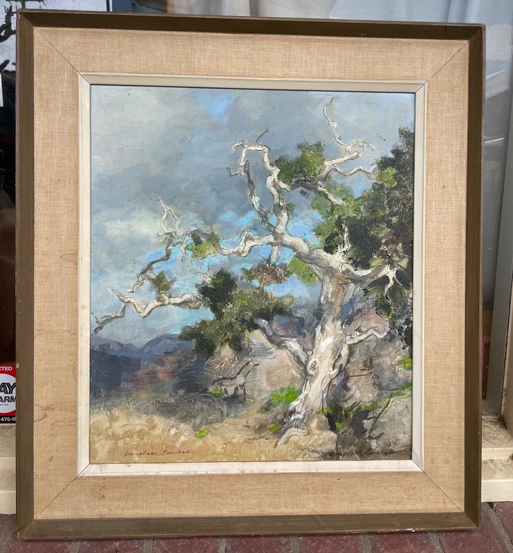 Douglass Parshall (1899 - 1990) Original Oil Painting "Live Oak and Mountain" gallery