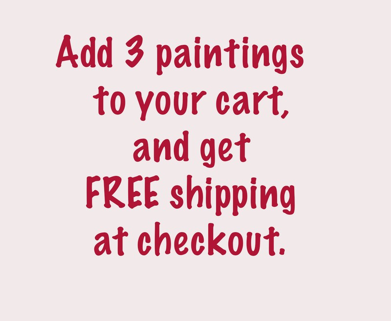 Portrait Painting Small Pink Original Naive Outsider Unique Woman Art Miz Katie gallery