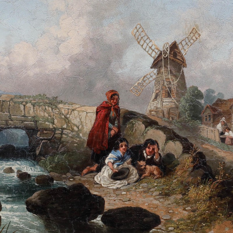 After Francis William Topham (1808-1877) - 19th Century Oil, The Wayfarers gallery