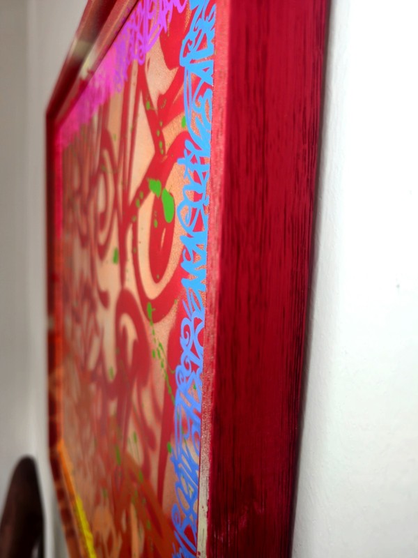 Picture Canvases Art 55x55x4 Artwork Unique Acrylic Hand Painted Art Space gallery