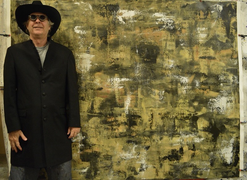 Mark Little Original ￼Giant Canvas Painting 81”X62” (6 Foot 9 inch) Abstract XX gallery