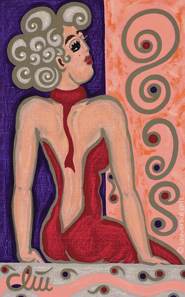 JACQUELINE DITT – Look at Me 2010 Painting Picture Art Pictures Woman