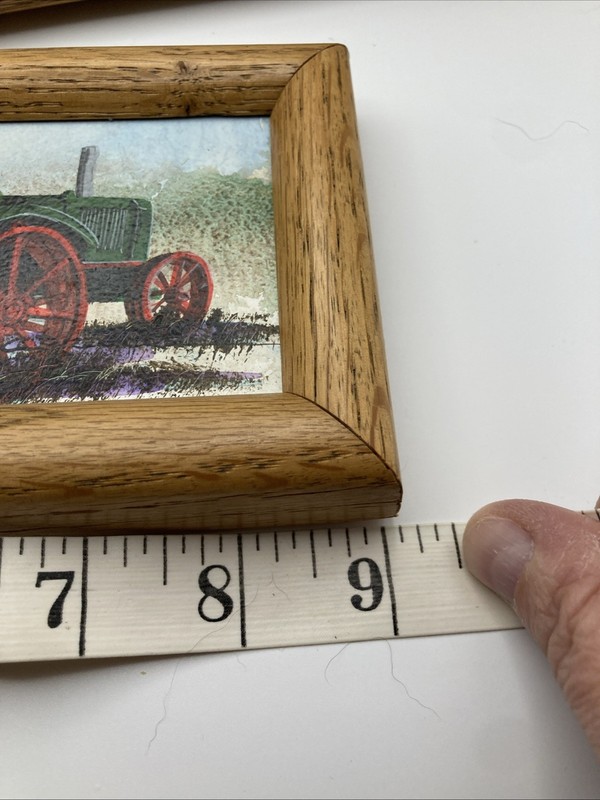 Charles Sizemore Painting Lot Of 3 Signed Ball Jars Teapot Tractor Barn Mini Art gallery