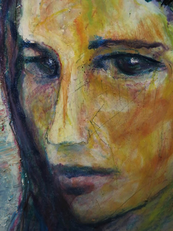ABSTRACT IMPASTO GIRL FEMALE POP ORIGINAL█OIL PAINTING ART█SIGNED PORTRAIT OOAK gallery