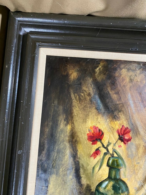 Large G Cesare "Still Life Scene" Oil Painting - Signed And Framed gallery