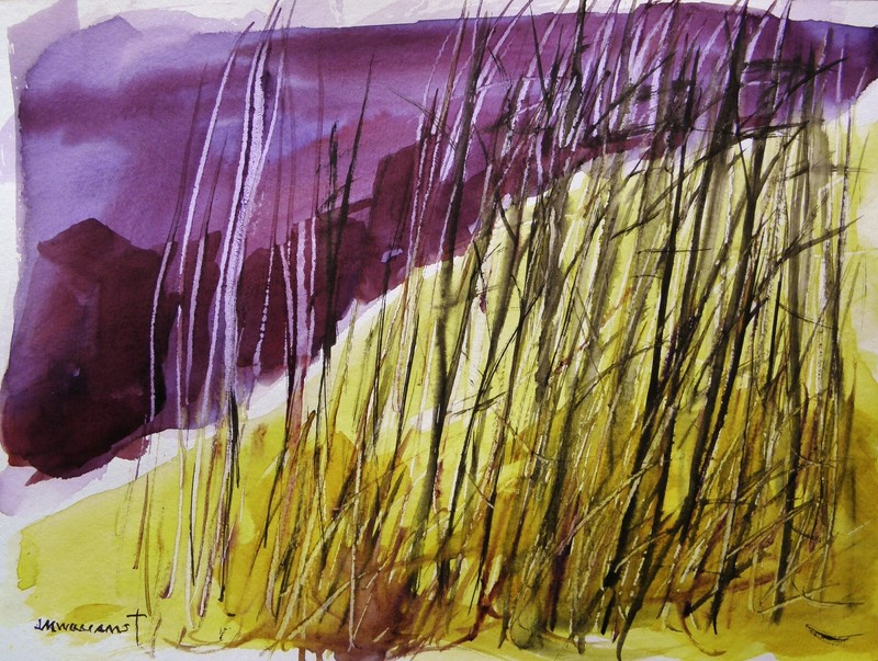 ORIGINAL Landscape WATERCOLOR Painting JMW art John Williams Impressionism