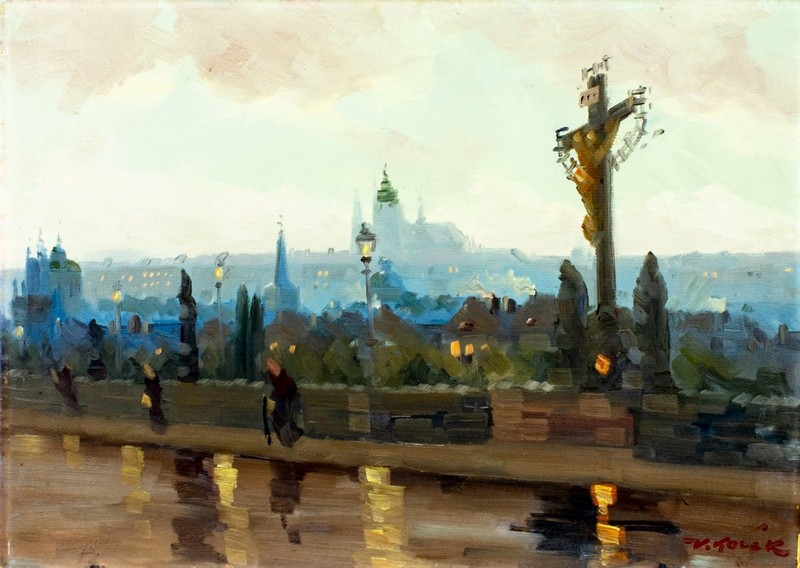 Vaclav Kozak (Czech,1889-1969) oil painting 152056