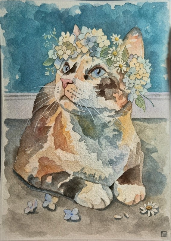 Personalized Pet Portrait 6x4 Commissions Dog Cat Bird Pig Animals gallery