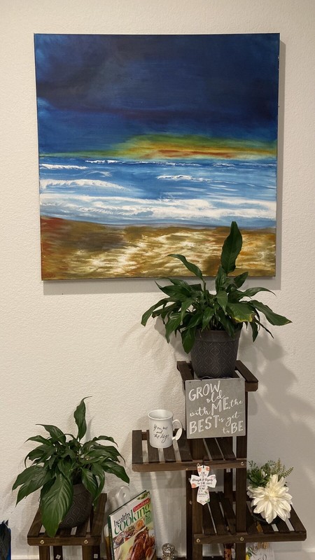 Original Art by CPO on 34” X 34” Canvas gallery