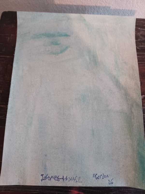 Jerome.c.house (American, 1991) gordon 2026 oil on paper