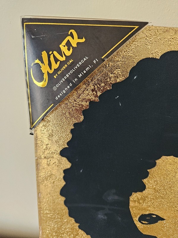 GOLD FOIL EMBELLISHMENT By Oliver By Oliver Gal Designed in Miami, FL 15X10X1.5" gallery