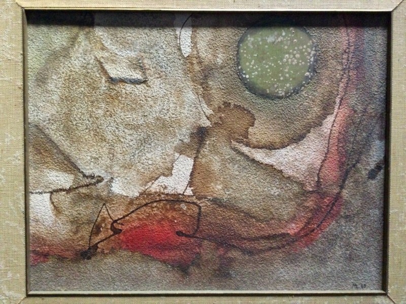 Interesting abstract mixed media painting by Long Island artist Marga Ludwig. gallery