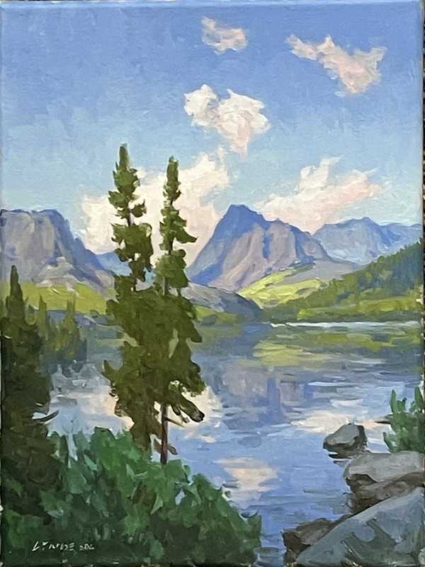 Original Oil Painting On Canvas By Taylor Lynde 9×12 w/ Provenance Signed