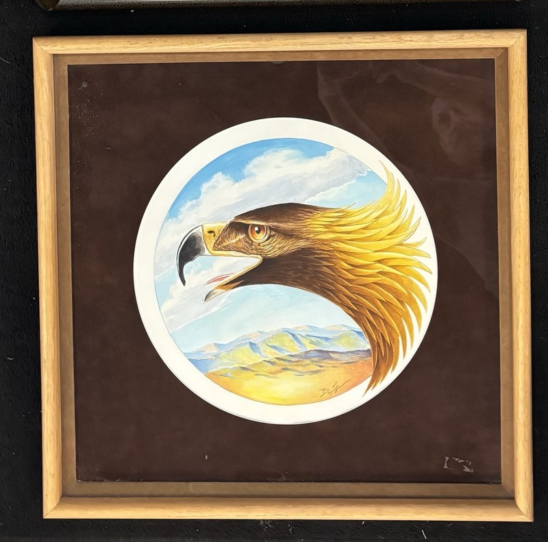 Parker Boyiddle Original “Wings A Mile Long Just Carry The Bird Away” Vintage 19 gallery