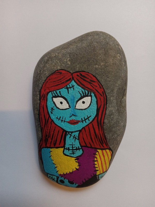 Glow In The Dark Sealed hand painted river rock By RR