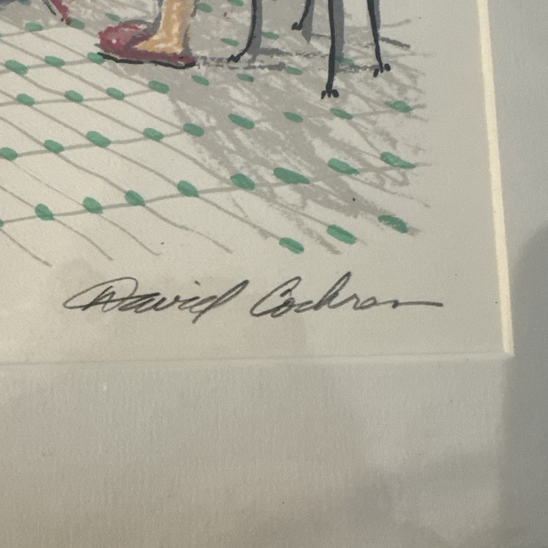 David Cochran Print Limited Edition Pencil Signed #110/250 Plumbers Cleavage gallery