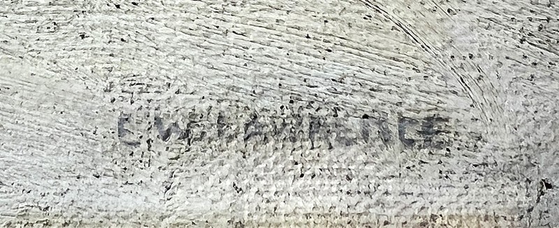 Exhibited foggy harbor, "Veiled", by Edna W. Lawrence, listed RI artist gallery