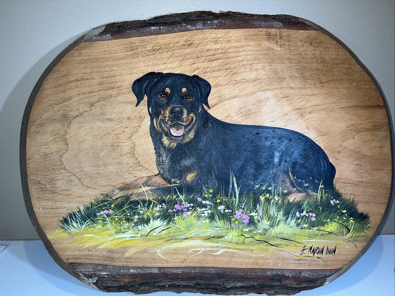Fran Martin Dixon – Original Signed Piece – Pet Art – One of a Kind
