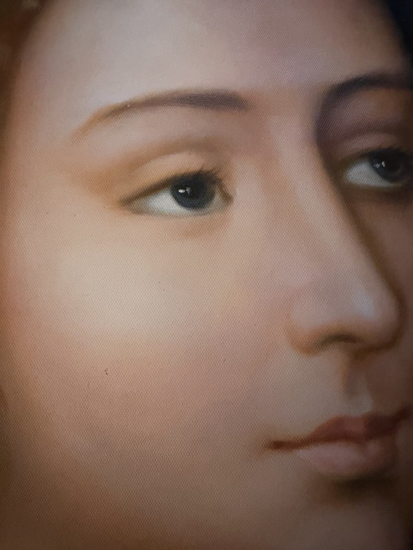 LARGE Renaissance VIRGIN IN PRAYER Painting Reproduction Quentin Massys gallery